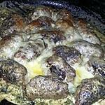 recette Minis saucisses de viande haché gratinés