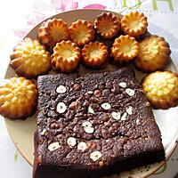 recette gateau  pommes  mangue;   et brownie