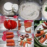recette Tomates et saumon rose à la ricotta.