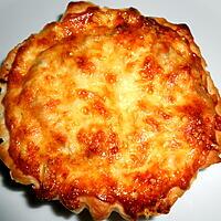 recette TARTELETTES OIGNONS LARDONS