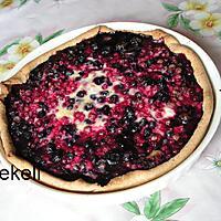 recette Tarte aux fruits rouges