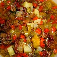 recette Soupe de légumes,jarret de porc 1/2 sel