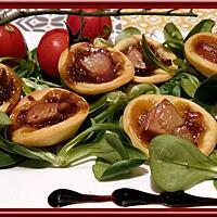 recette Tartelettes au confit d'oignons et Foie gras Labeyrie