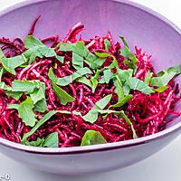 recette Salade de betterave crue et radis noir