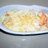 recette Coquilles saint-jacques au gratin