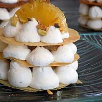 recette Mille-feuille ananas et caramel beurre salé