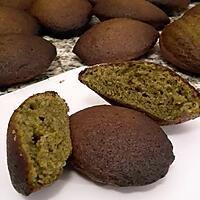 recette Madeleines au thé japonais Matcha de Chloum gourmand