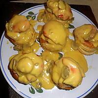 recette Vol au vent aux st jacques