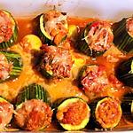 recette Courgettes farcies au thon (compatible dukan)