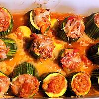 recette Courgettes farcies au thon (compatible dukan)