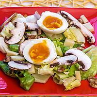 recette Salade de comté aux champignons et aux oeufs