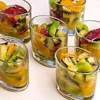 recette Verrine kiwis, oranges et magret de canard