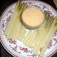 recette Asperges violettes sauce maltaise