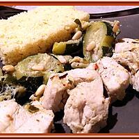 recette Poulet aux courgettes et Cumin