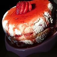 recette Tiramisu fraises-chantilly