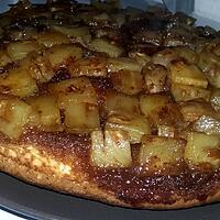 recette Gateau renversé a l 'Ananas et aux Carambar