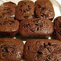 recette MINIS MOELLEUX FORTS EN CHOCOLAT