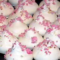 recette Meringues aux pralines roses