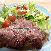 recette Onglet à l'échalotte