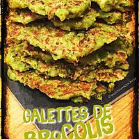 recette GALETTES DE BROCOLI AU PARMESAN