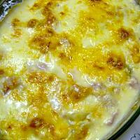 recette gratin d'endive,champignons et jambon