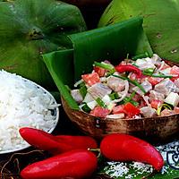 recette Poisson cru au lait de coco a la tahitienne
