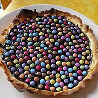 recette TARTE CHOCOLATEE AUX SMARTIES