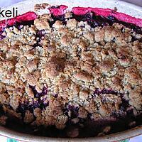 recette Crumble pommes et fruits rouges