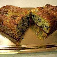 recette cake poire noix roquefort