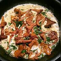 recette Poêlée de champignons