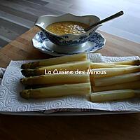 recette Asperges de Julien sauce Angelik