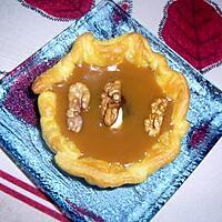 recette Tartelette au caramel aux noix...