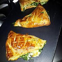 recette Feuilletés épinard et chévre