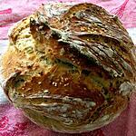 recette Miche aux céréales sans pétrissage - cuisson cocotte
