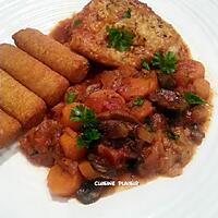 recette Sauté de veau Marengo