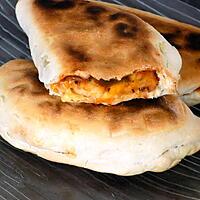 recette Naans poulet/poivrons/fromage dukan