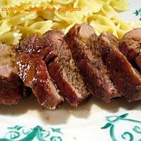 recette Magrets de canard au sirop de liege