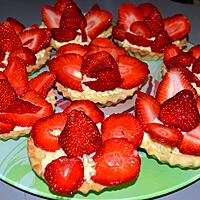 recette TARTELETTES AUX FRAISES