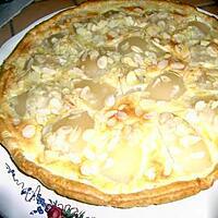 recette tarte poires amandes