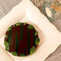 recette Opéra chocolat menthe