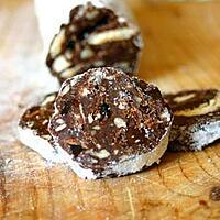 recette Saucisson en chocolat