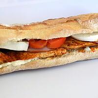 recette Sandwich poulet grillé sauce parmesan