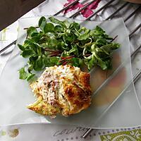 recette gratin choux   jambon mozarella