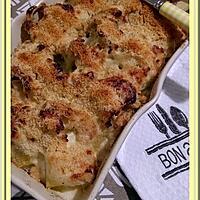 recette Parmentier de Chou-Fleur au saumon