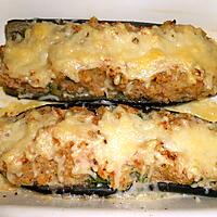 recette AUBERGINES FARCIES