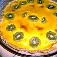 recette tarte a la crème patisiére et kiwis