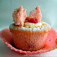 recette Cupcakes Toute Rose Façon Cheesecake à la Framboise