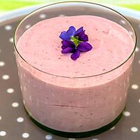 recette Mousse aux framboises