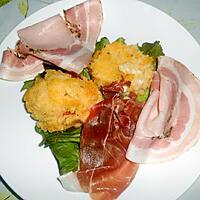 recette CROQUETTES DE POLENTA FARCIES