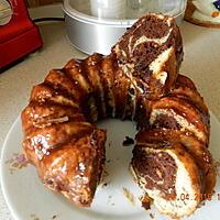 recette Bundt cake marbré rhum